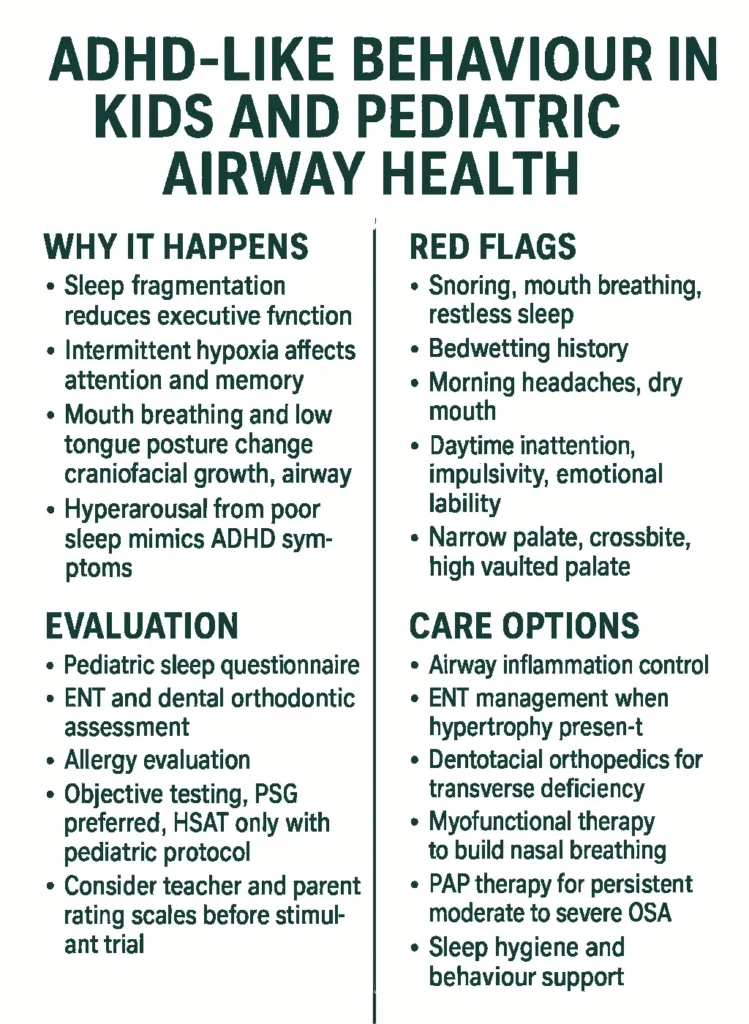 ADHD-like Behavior infographic